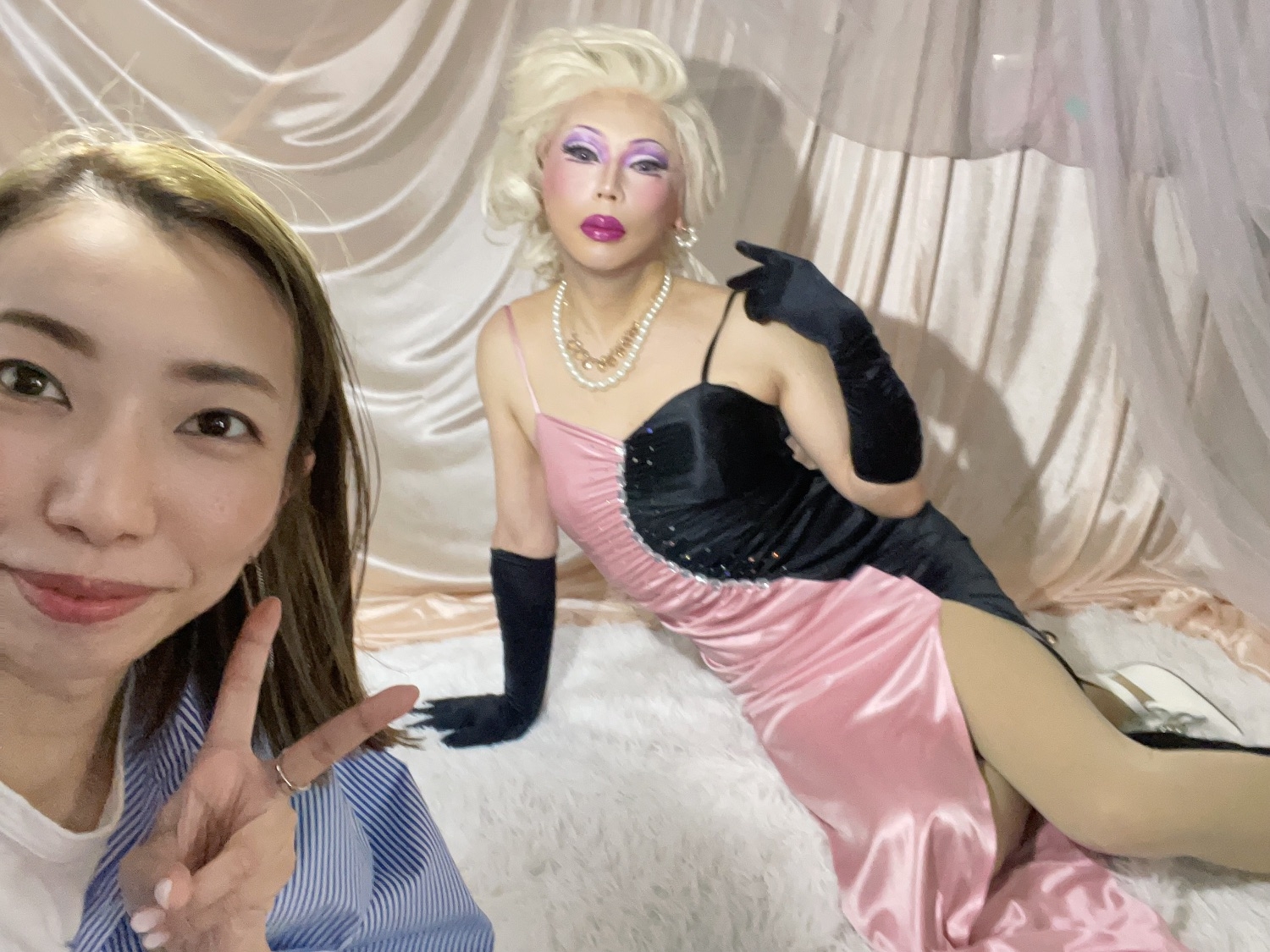 海外風変身メイクも大好評♡ 海外風変身メイクも大好評♡