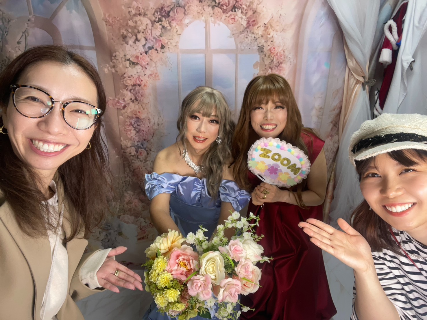 ご夫妻で大変身♡旦那様は女装♡