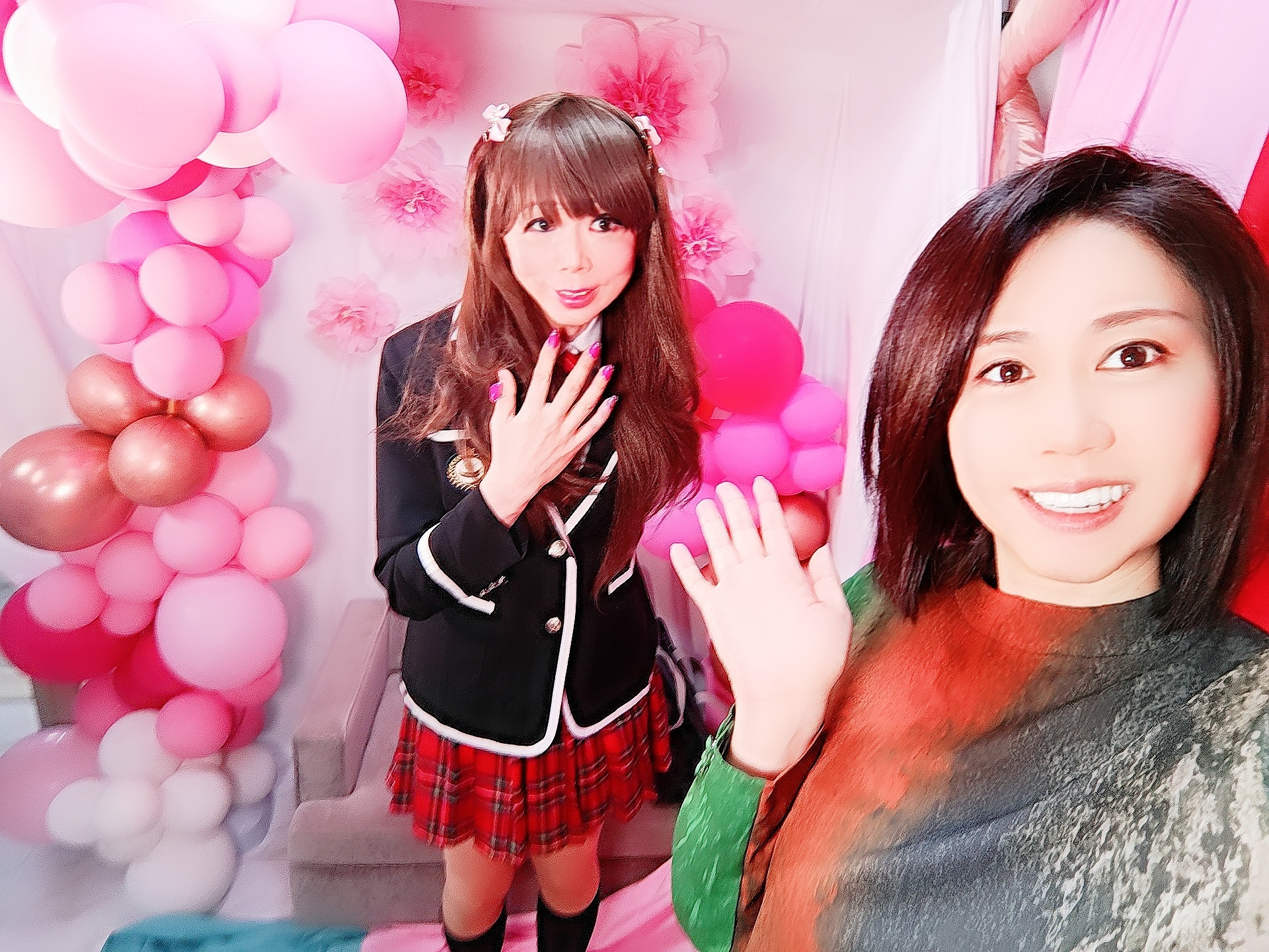 60代半ばの女装さんAKB風♡